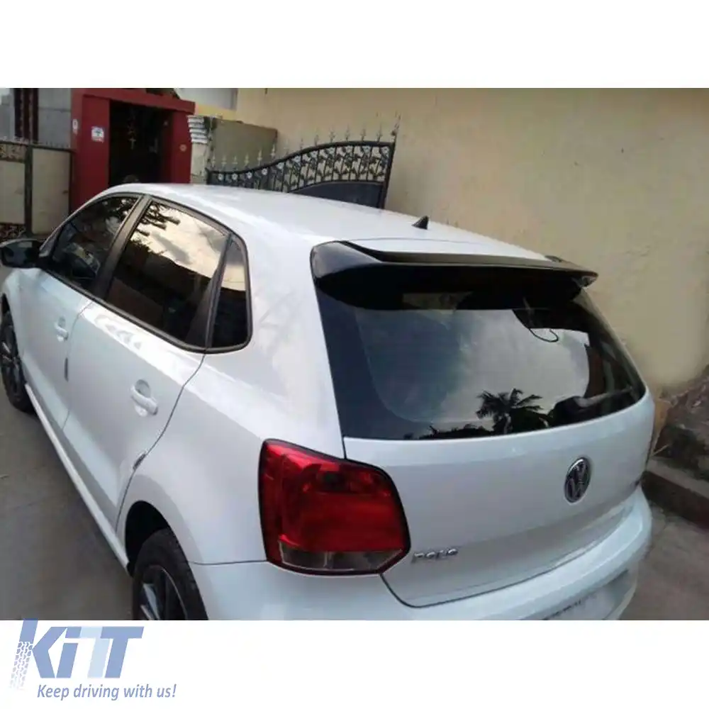 image-17-Spoiler GTI pentru Acoperiș Polo Mk5 Suprafață Brută ABS / 2009-2017