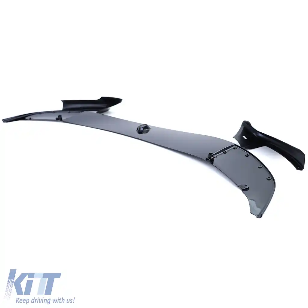 Spoiler lip față bara de protecție performanță aspect lucios potrivit pentru BMW F10 F11-image-6191737