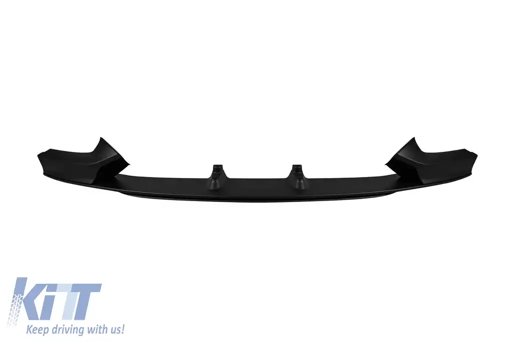 Spoiler M Performance Design Design potrivit pentru bara frontală M la BMW Seria 2 F22, F23 după 2013, lac negru