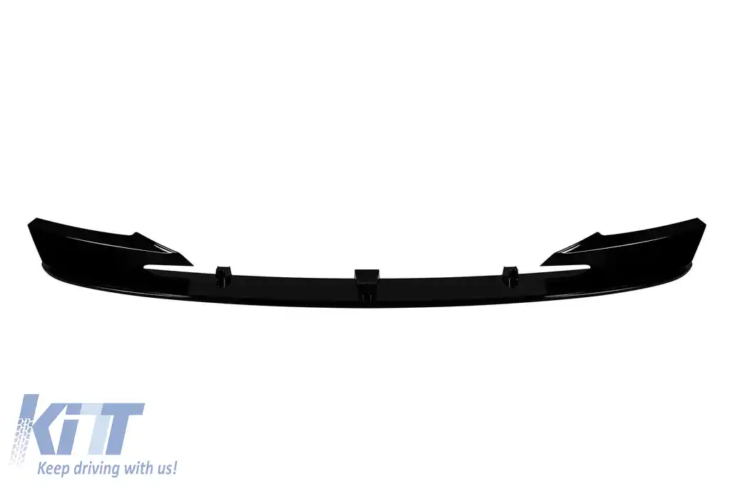 Spoiler M Performance Design Design potrivit pentru bara M frontală a BMW Seria 3 GT F34 2013-2016, lac negru
