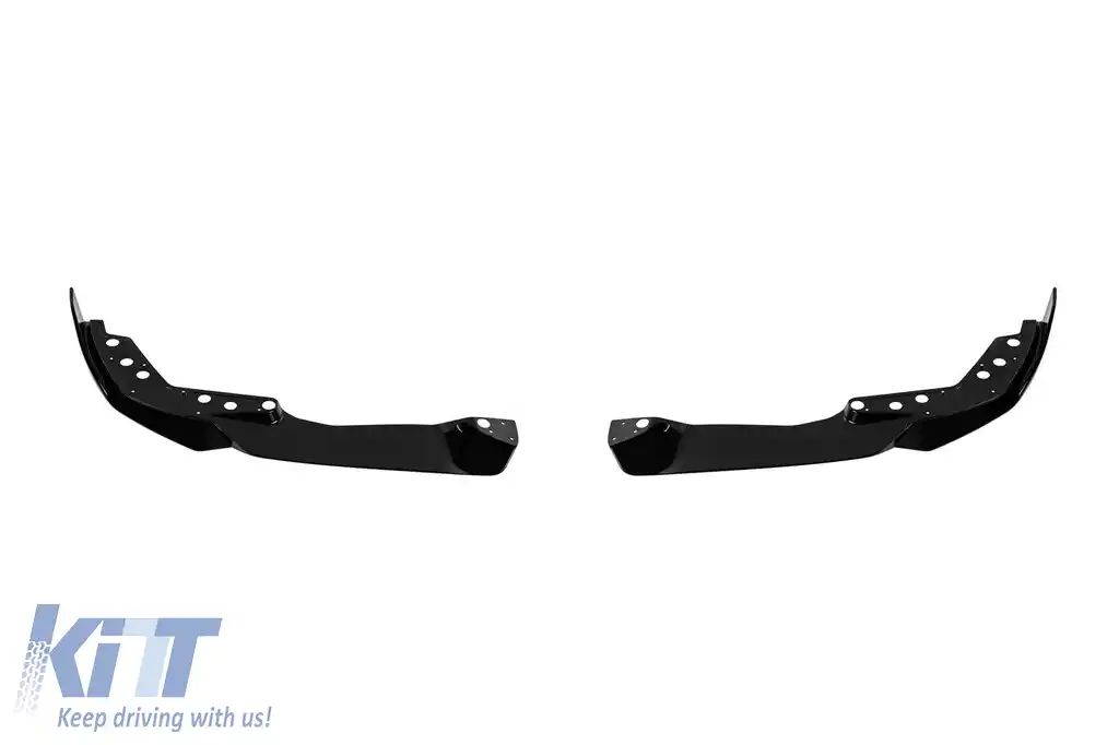 Spoiler M Performance Design Design potrivit pentru bara frontală M a BMW Seria 3 G20, G21 după 2022, lac negru