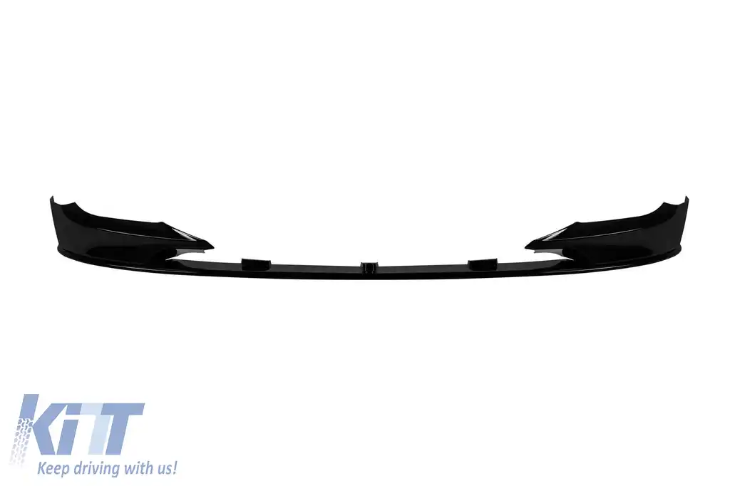 Spoiler M Performance Design Design potrivit pentru bara de protecție M tech din față a BMW Seria 3 E92 coupe 2010-2013, lac negru