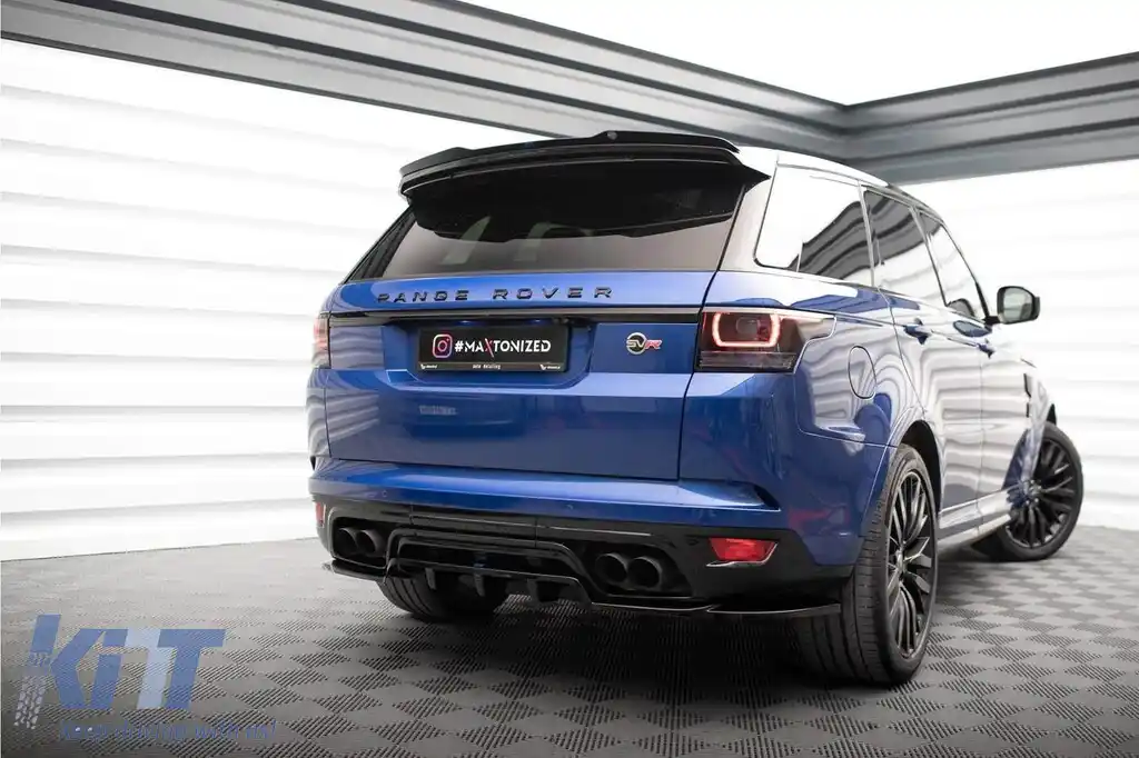 Spoiler Maxton Design pentru acoperiș tip SVR potrivit pentru Land Rover Range Rover Sport Mk2 Facelift 2018-2022, lac negru-image-6153241