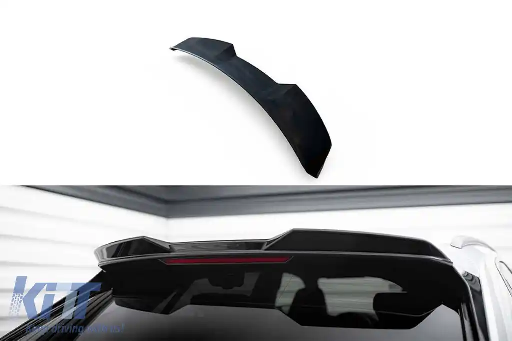 Spoiler Maxton Design pentru acoperișul Audi SQ8, Q8 S-Line 2018-2023, lac negru