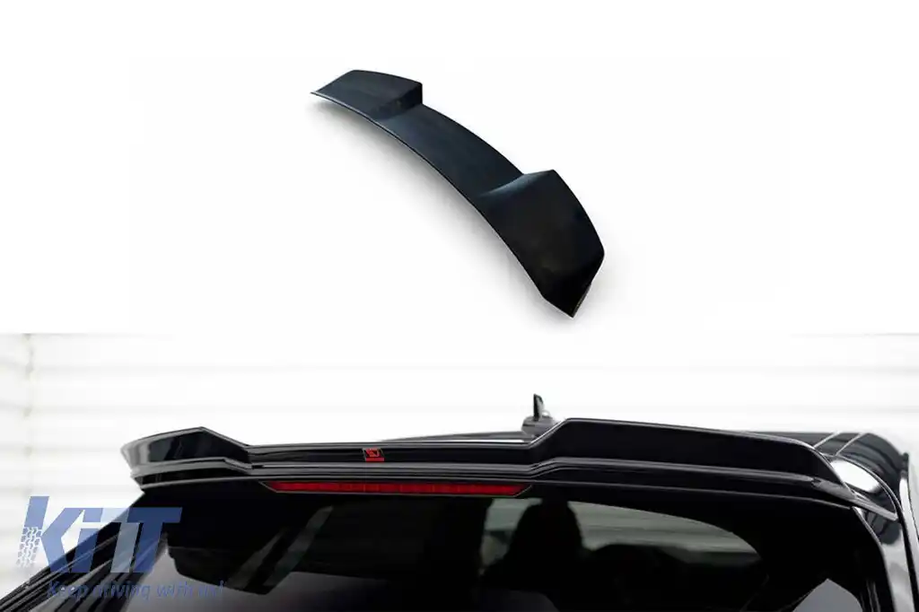 Spoiler Maxton Design pentru acoperișul Audi RSQ8 după 2019, lac negru