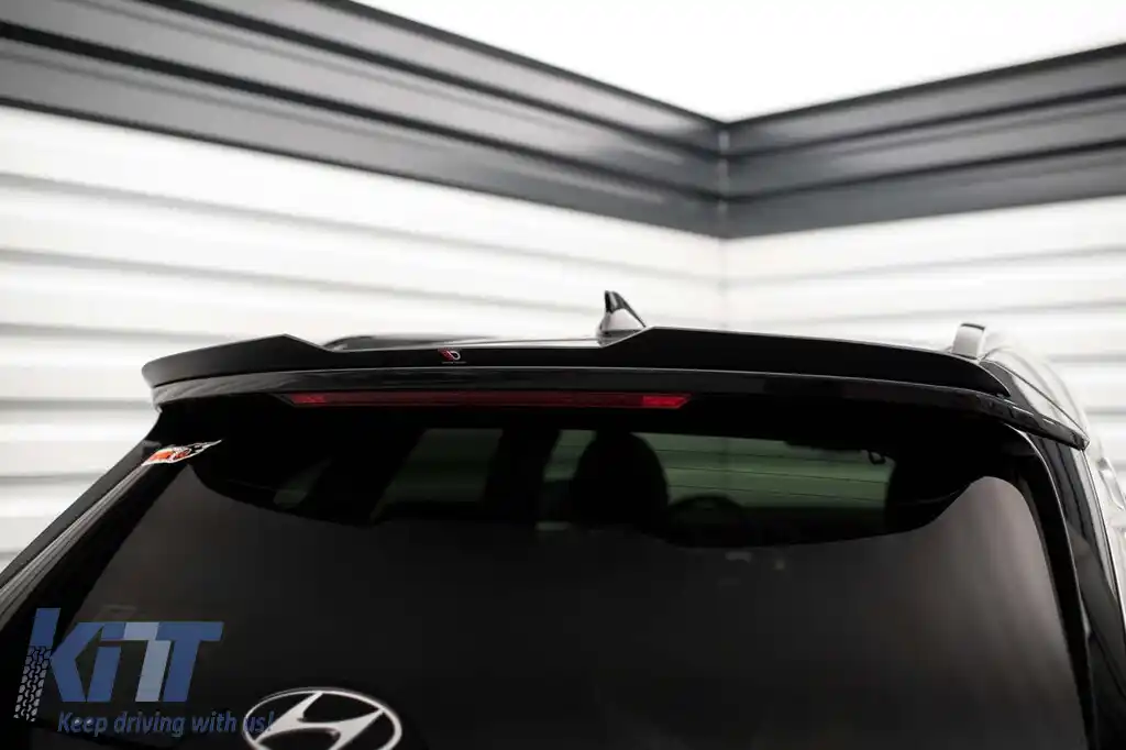 Spoiler Maxton Design pentru acoperișul Hyundai Tucson 2020-2024, lac negru-image-6147828