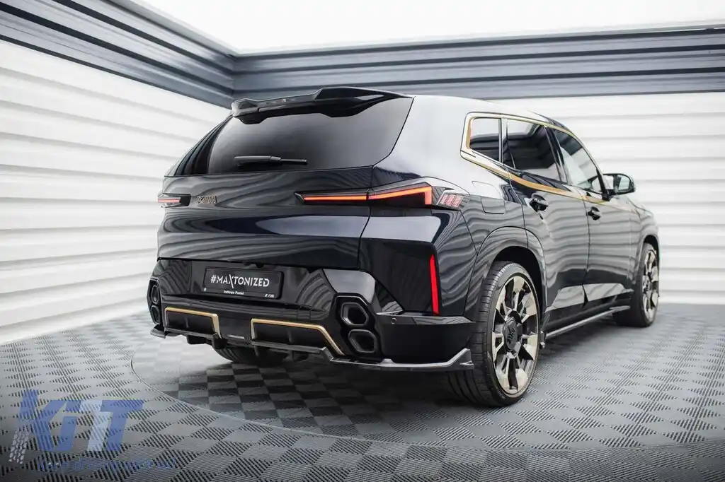 Spoiler Maxton Design potrivit pentru acoperișul BMW XM G09 după 2022, lac negru-image-6236443