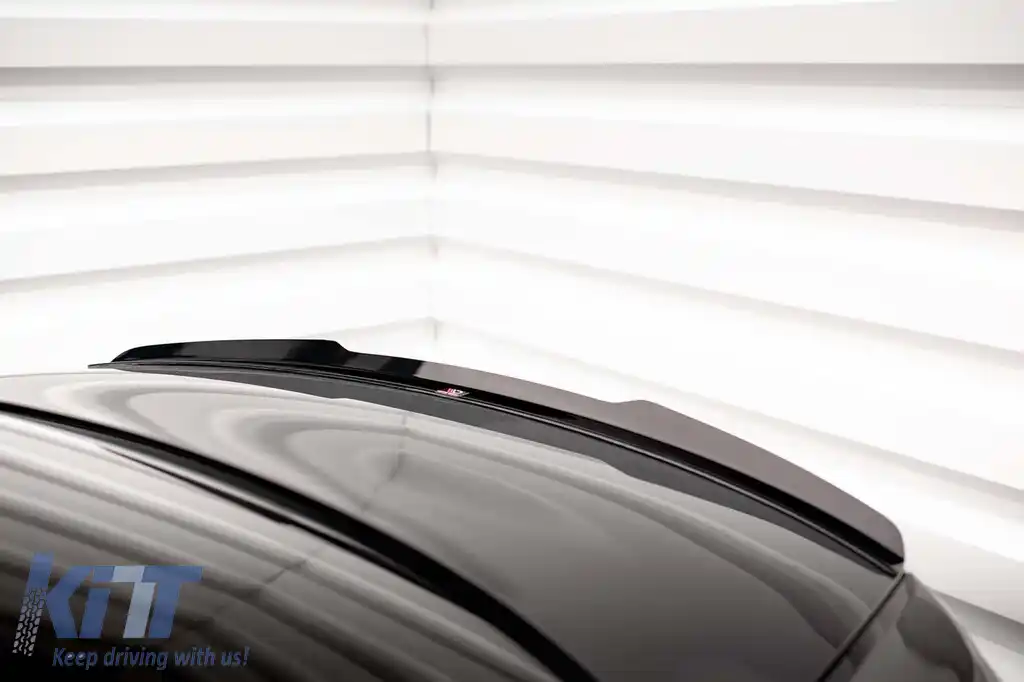 Spoiler Maxton Design potrivit pentru Audi A8, A8 S line 2017-2021, S8 D5 2019-2021, lac negru-image-6140507