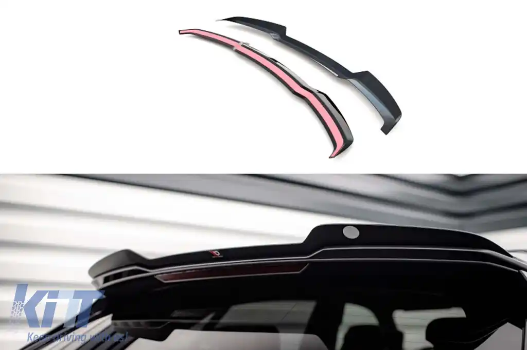 Spoiler Maxton Design potrivit pentru Audi RSQ8 MK1 după 2019, lac negru