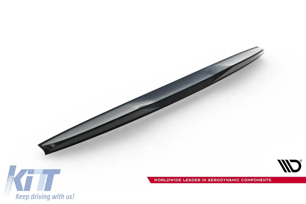 Spoiler Maxton Design potrivit pentru Audi S4 B8 sedan 2012-2015, lac negru-image-6235912