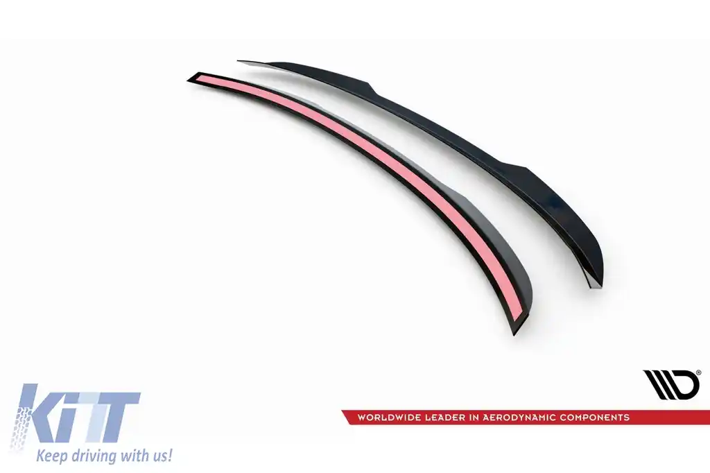 Spoiler Maxton Design potrivit pentru Audi S8 D4 2012-2015, lac negru