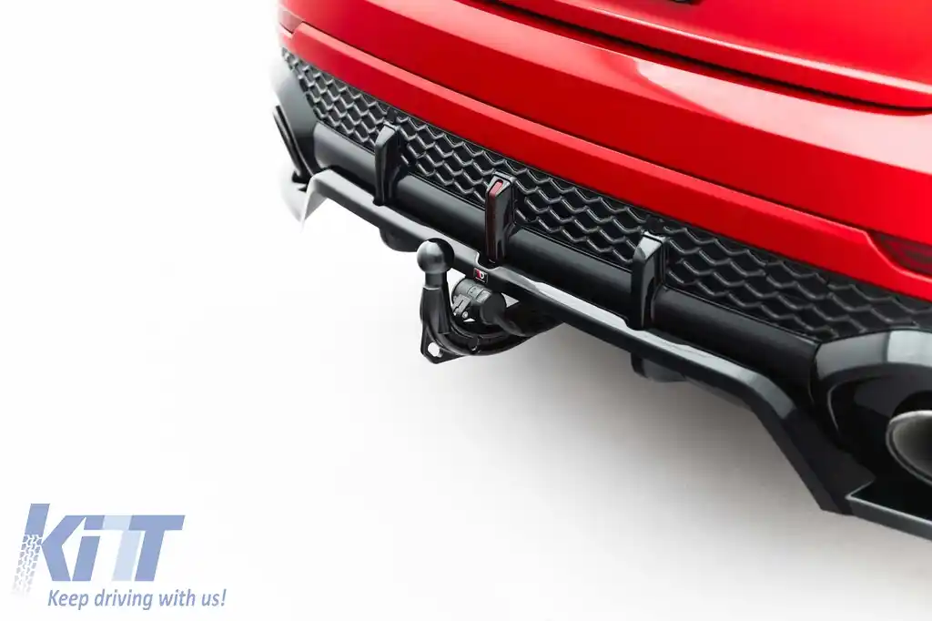 Spoiler Maxton Design potrivit pentru bara de protecție spate a Audi RSQ8 după 2023, lac negru-image-6235879