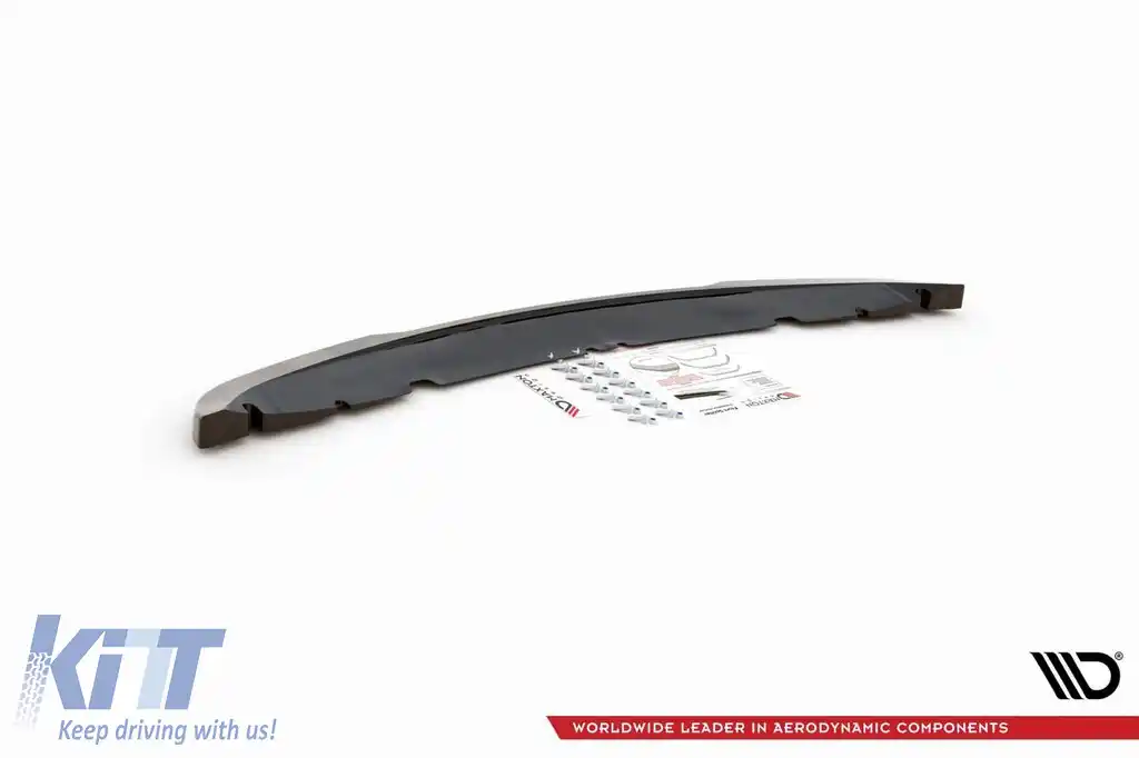 image-66-Spoiler Maxton Design potrivit pentru bara din față a Mini Cooper, One R50 2001-2006, negru mat