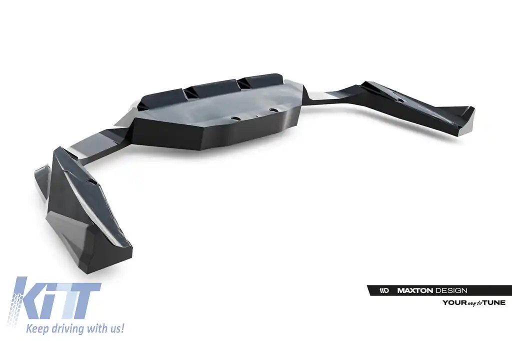 Spoiler Maxton Design potrivit pentru bara din spate a BMW X2 M pachet U10 după 2023, lac negru-image-6236279