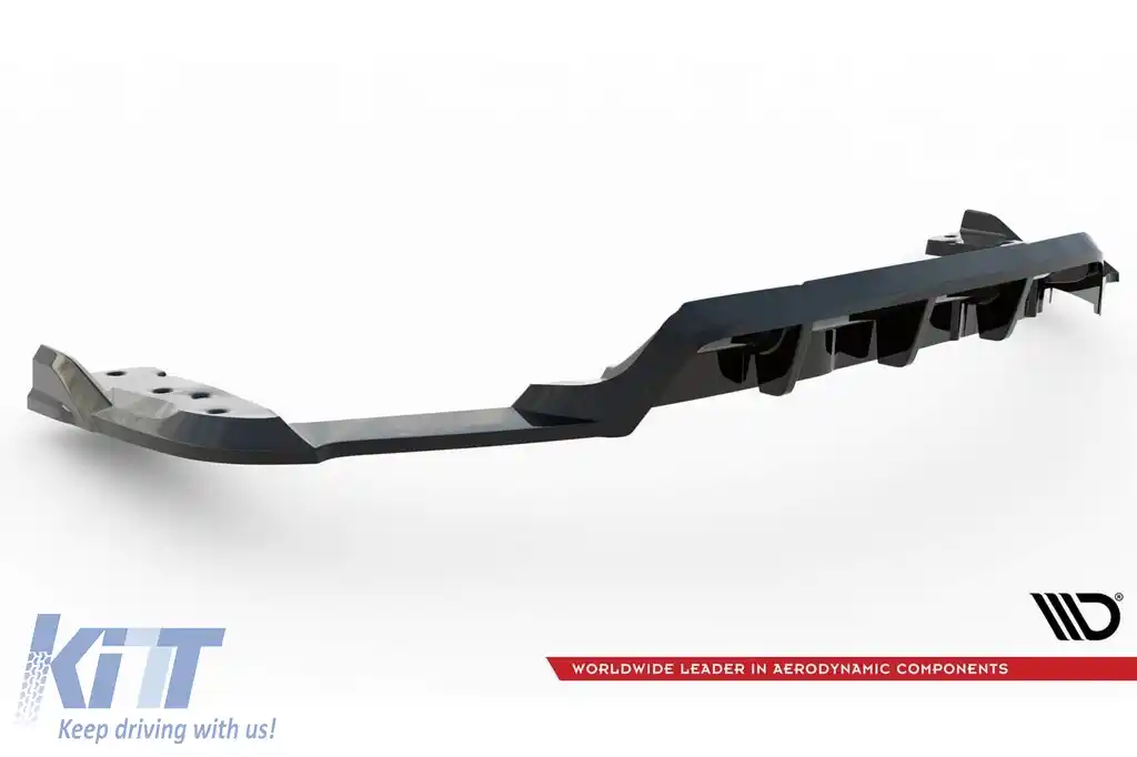 Spoiler Maxton Design potrivit pentru bara din spate a BMW X6M F96 după 2020, lac negru-image-6236420