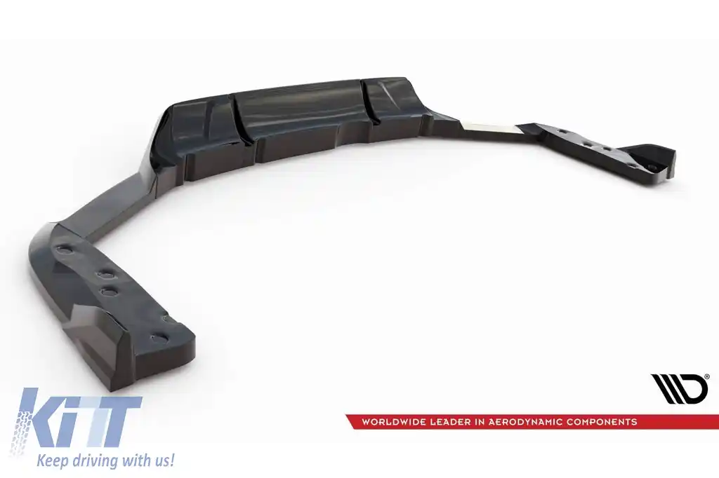 Spoiler Maxton Design potrivit pentru bara din spate a BMW X6M F96 după 2020, lac negru-image-6236421