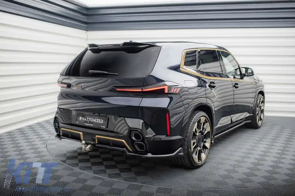 Spoiler Maxton Design potrivit pentru bara din spate a BMW XM G09 după 2022, lac negru-image-6236455