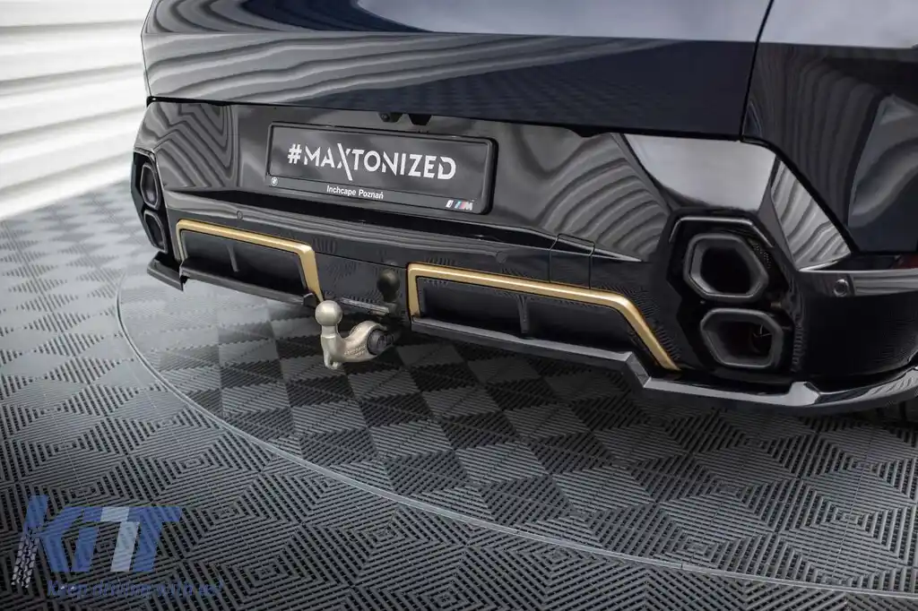 Spoiler Maxton Design potrivit pentru bara din spate a BMW XM G09 după 2022, lac negru-image-6236456