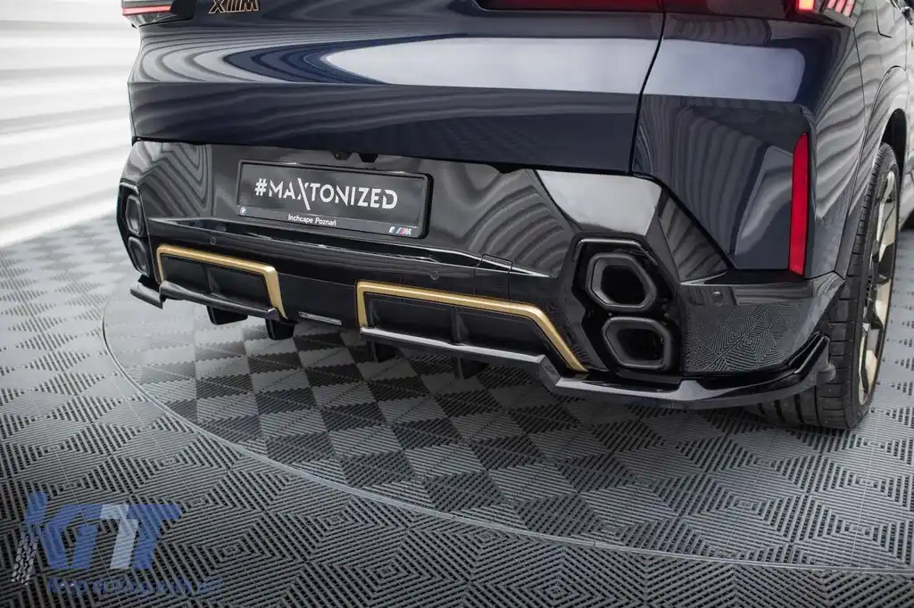 Spoiler Maxton Design potrivit pentru bara din spate a BMW XM G09 după 2022, lac negru-image-6236459