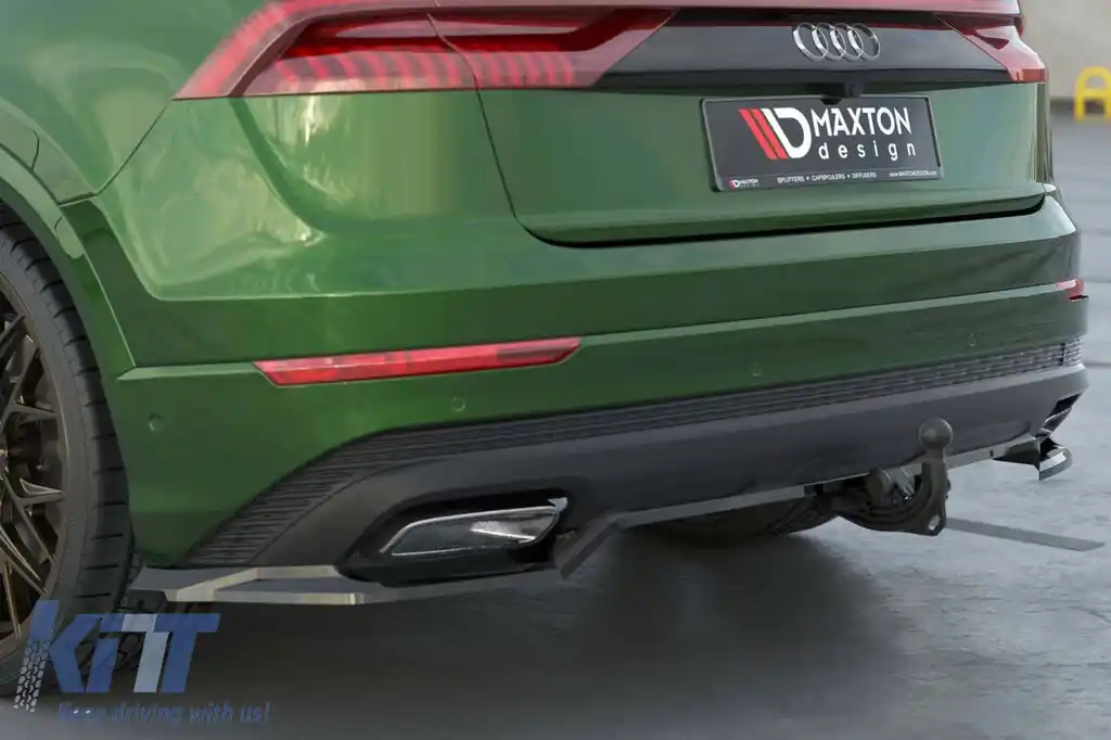 Spoiler Maxton Design potrivit pentru bara spate a Audi Q8 după 2023, lac negru-image-6140308