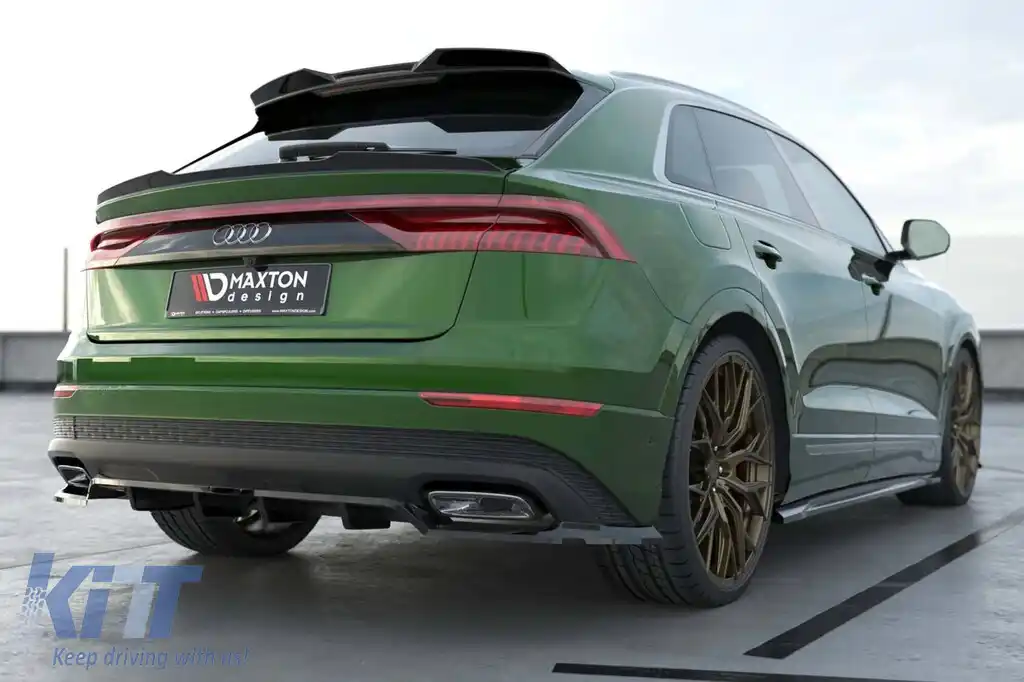 Spoiler Maxton Design potrivit pentru bara spate a Audi Q8 după 2023, lac negru-image-6140310