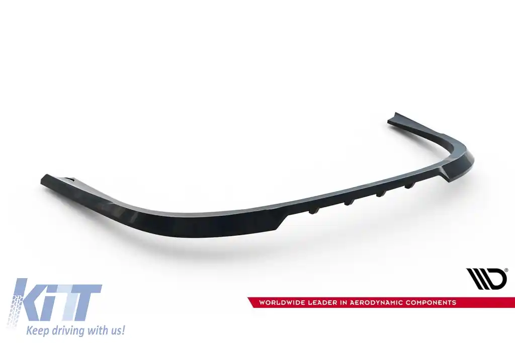 Spoiler Maxton Design potrivit pentru bara spate a BMW Seria 7 G70 după 2022, lac negru