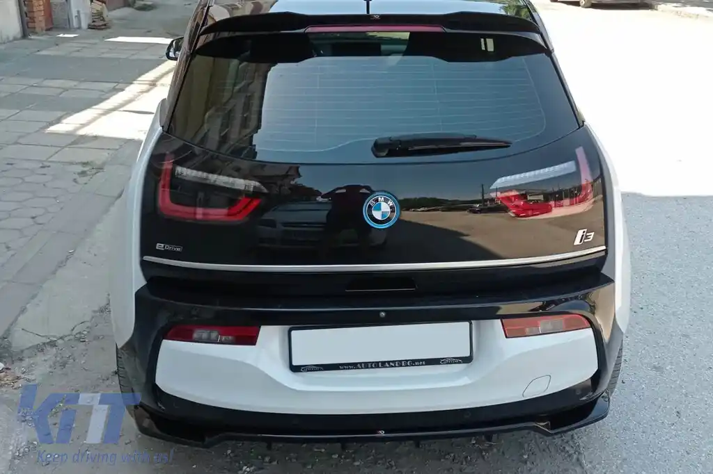 Spoiler Maxton Design potrivit pentru bara spate a BMW i3 2017-2022, lac negru-image-6143936