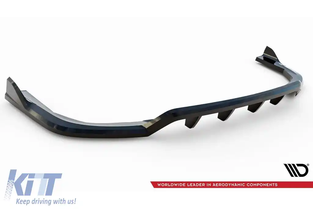 Spoiler Maxton Design potrivit pentru bara spate a BMW X5 G05 cu pachet M 2018-2023, lac negru-image-6144193
