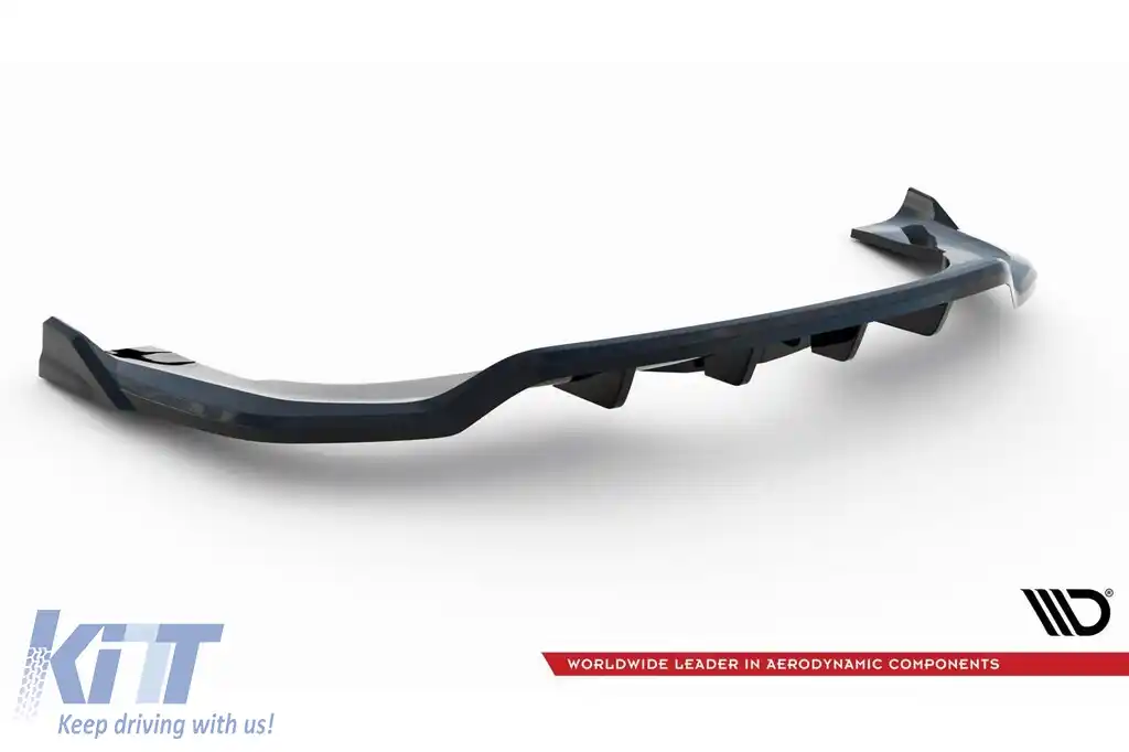 Spoiler Maxton Design potrivit pentru bara spate a BMW X5 F15 cu pachet M 2013-2018, lac negru-image-6144220