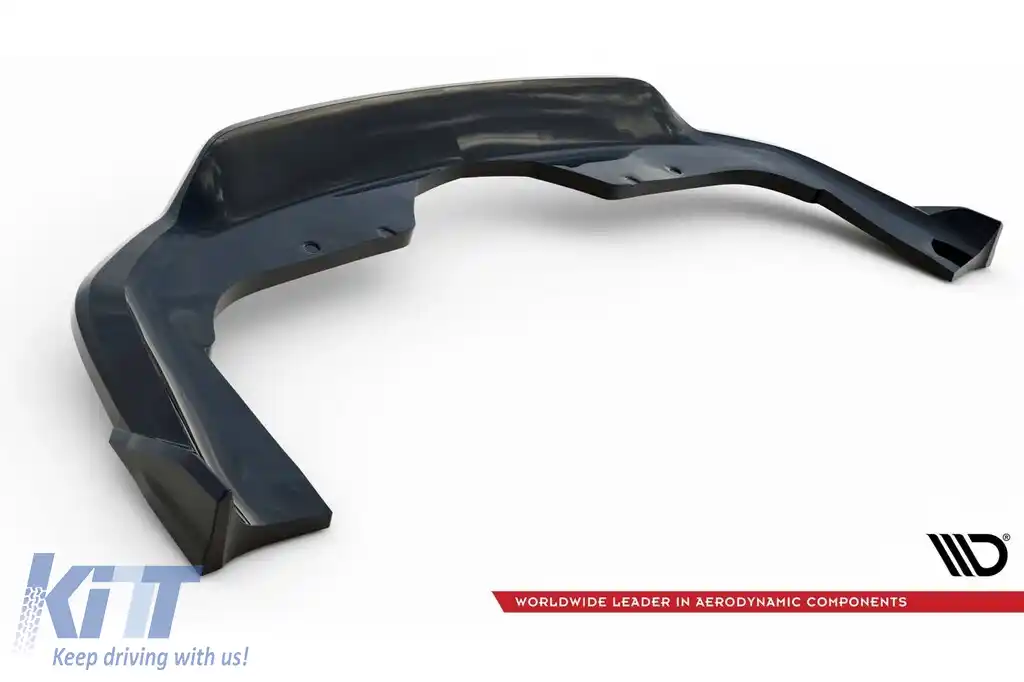 Spoiler Maxton Design potrivit pentru bara spate a BMW X5 F15 cu pachet M 2013-2018, lac negru-image-6144221