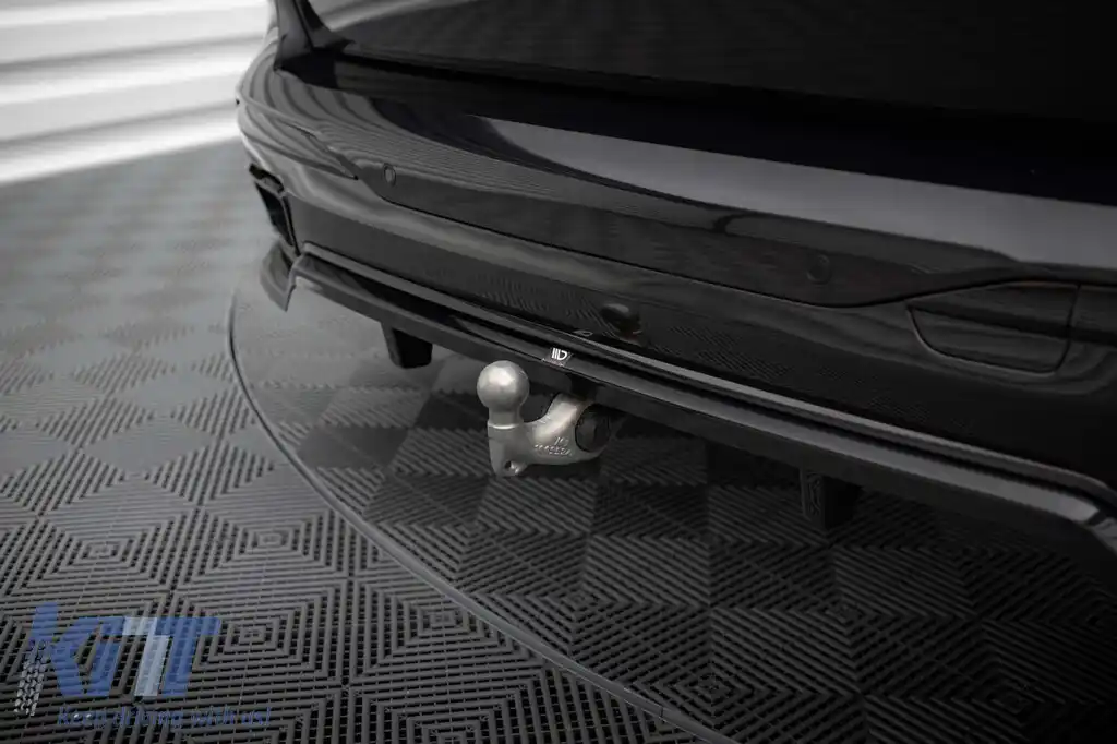 Spoiler Maxton Design potrivit pentru bara spate a BMW X7 G07 cu pachet M după 2022, lac negru-image-6144270
