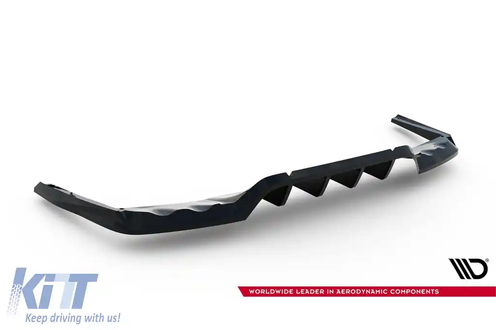 Spoiler Maxton Design potrivit pentru bara spate A Design pe Mercedes GLC 43 X254 după 2022, lac negru