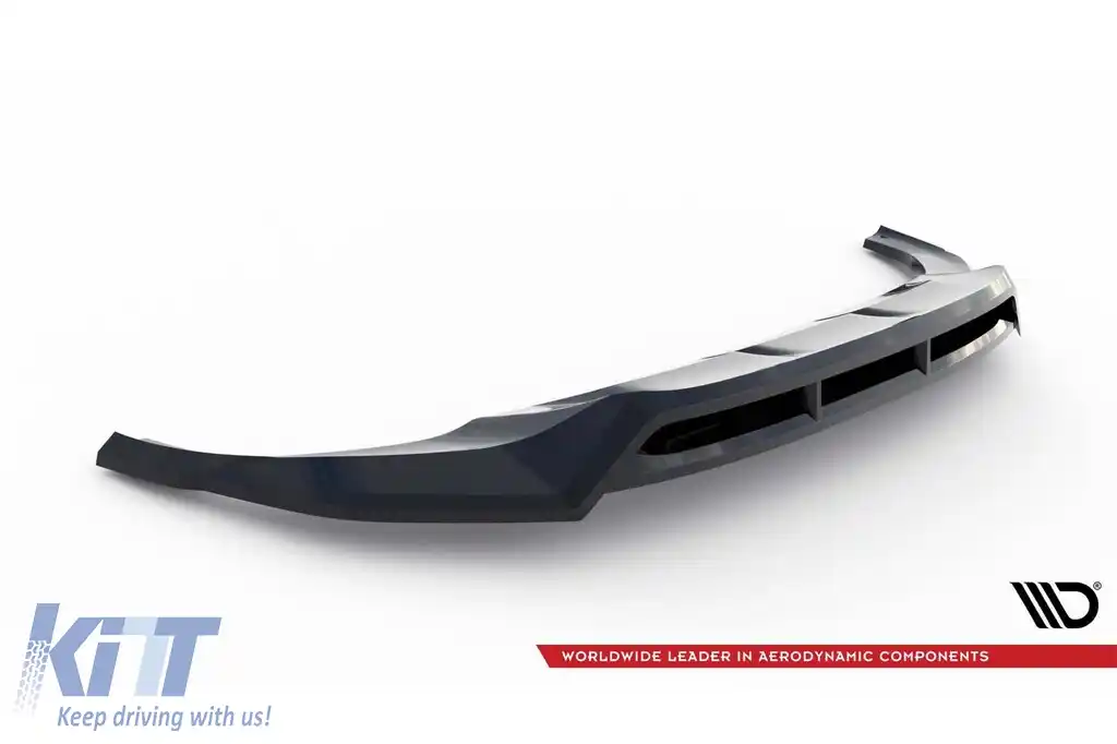 Spoiler Maxton Design potrivit pentru bara frontală a Audi Q8 după 2023, lac negru-image-6140300