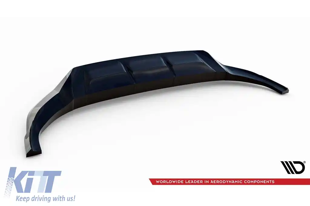 Spoiler Maxton Design potrivit pentru bara frontală a Audi Q8 după 2023, lac negru-image-6140301
