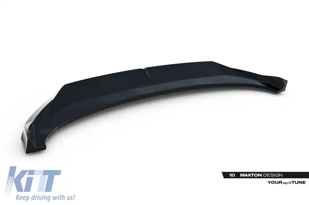 Spoiler Maxton Design potrivit pentru bara frontală a BMW X3 G45 cu pachet M după 2024, lac negru-image-6144100