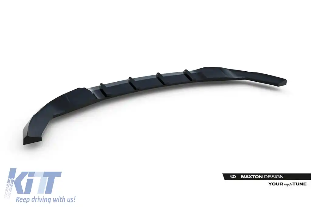 Spoiler Maxton Design potrivit pentru bara frontală SVR de la Land Rover Range Rover Mk2 Facelift 2018-2022, lac negru-image-6153187