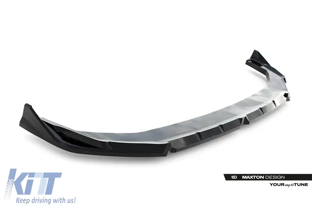 Spoiler Maxton Design potrivit pentru bara frontală a BMW X2 U10 cu pachet M după 2023, lac negru-image-6236270