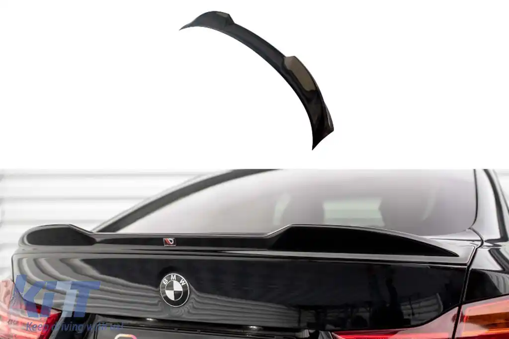 Spoiler Maxton Design potrivit pentru BMW Seria 4 Gran Coupe F36 2014-2017, lac negru
