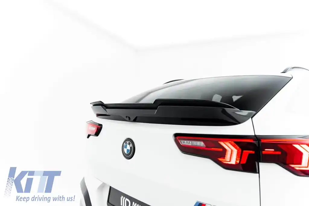 Spoiler Maxton Design potrivit pentru BMW X2 U10 cu pachet M după 2023, lac negru-image-6236264