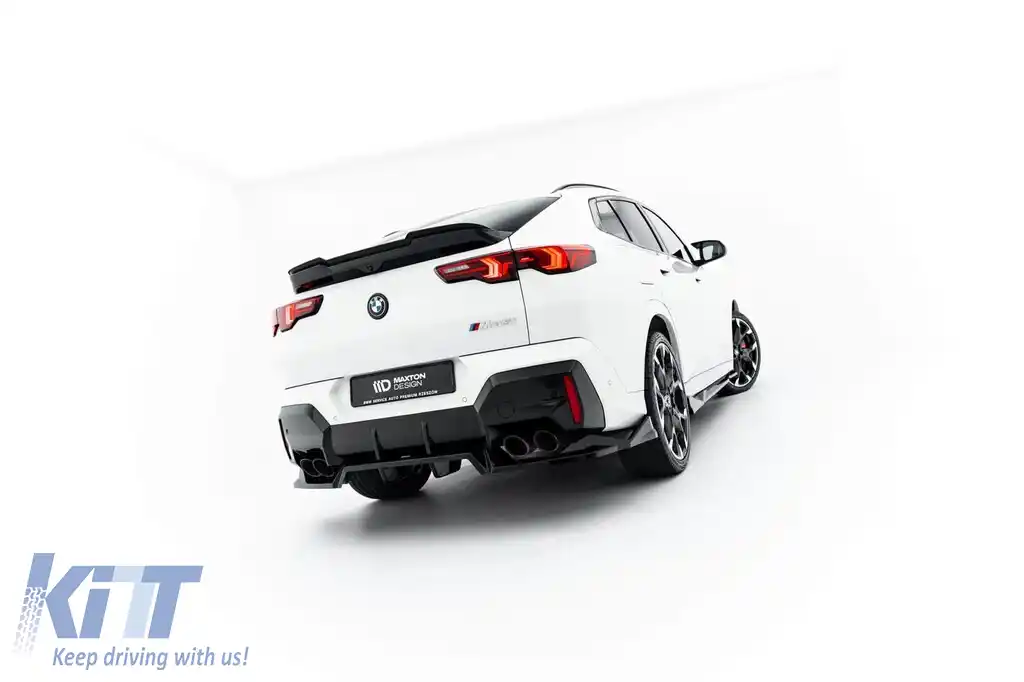 Spoiler Maxton Design potrivit pentru BMW X2 U10 cu pachet M după 2023, lac negru-image-6236268