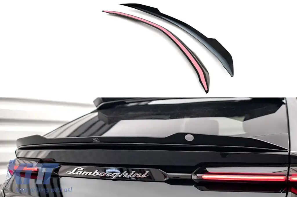 Spoiler Maxton Design potrivit pentru Lamborghini Urus MK1 după 2018, lac negru