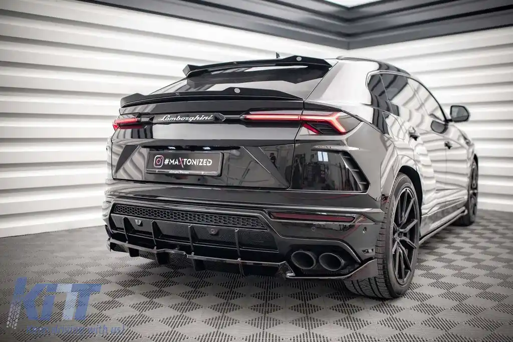 Spoiler Maxton Design potrivit pentru Lamborghini Urus MK1 după 2018, lac negru-image-6237697