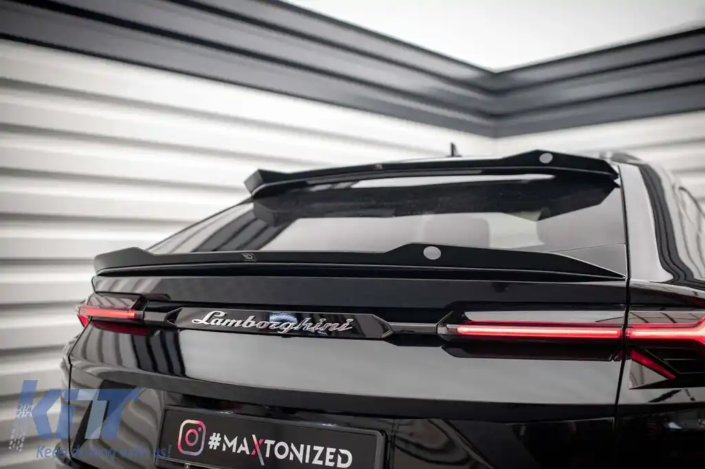 Spoiler Maxton Design potrivit pentru Lamborghini Urus MK1 după 2018, lac negru-image-6237698