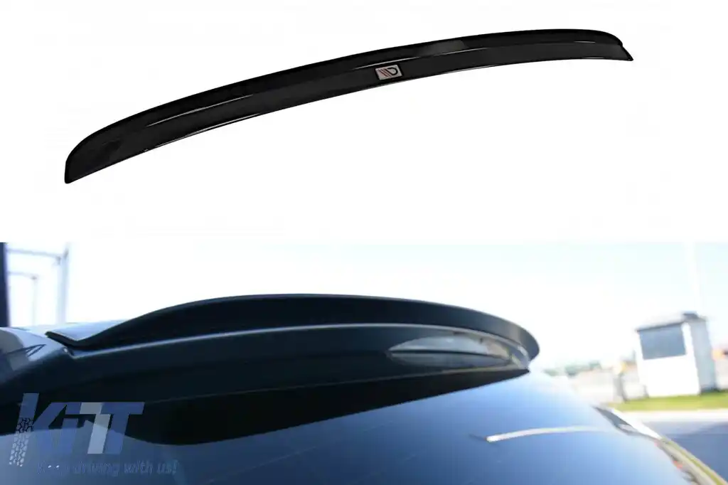 Spoiler Maxton Design potrivit pentru portbagaj pentru BMW Seria 5 E61 2003-2010, lac negru