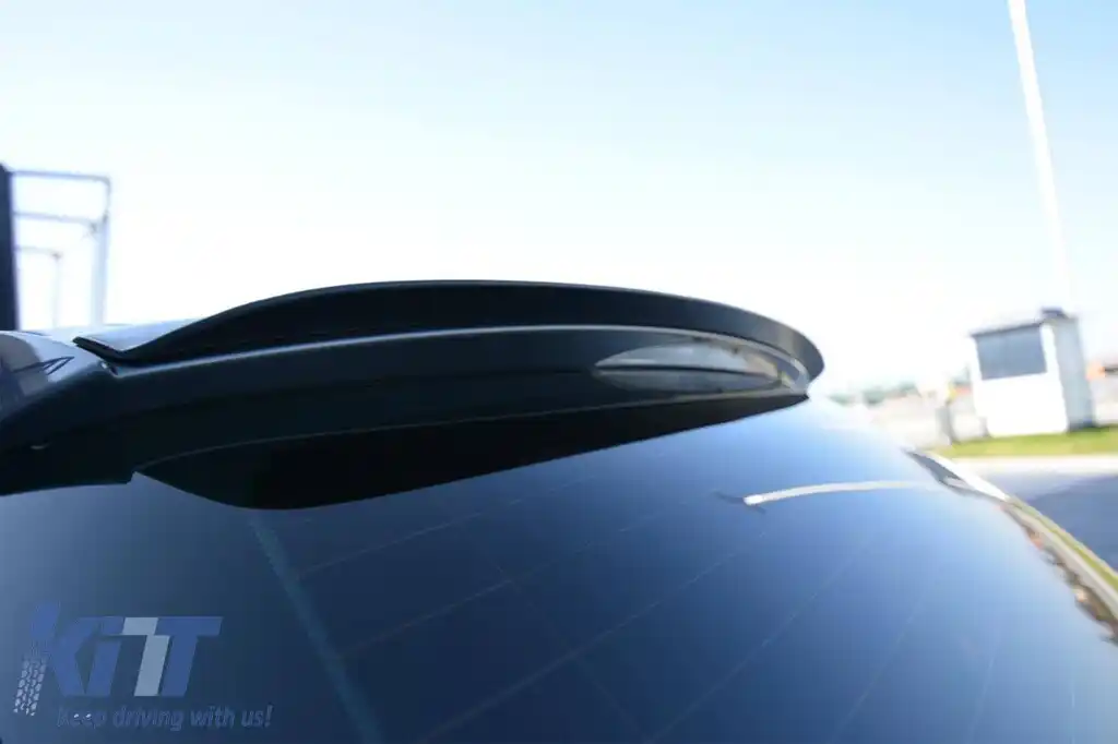 Spoiler Maxton Design potrivit pentru portbagaj pentru BMW Seria 5 E61 2003-2010, lac negru-image-6143802