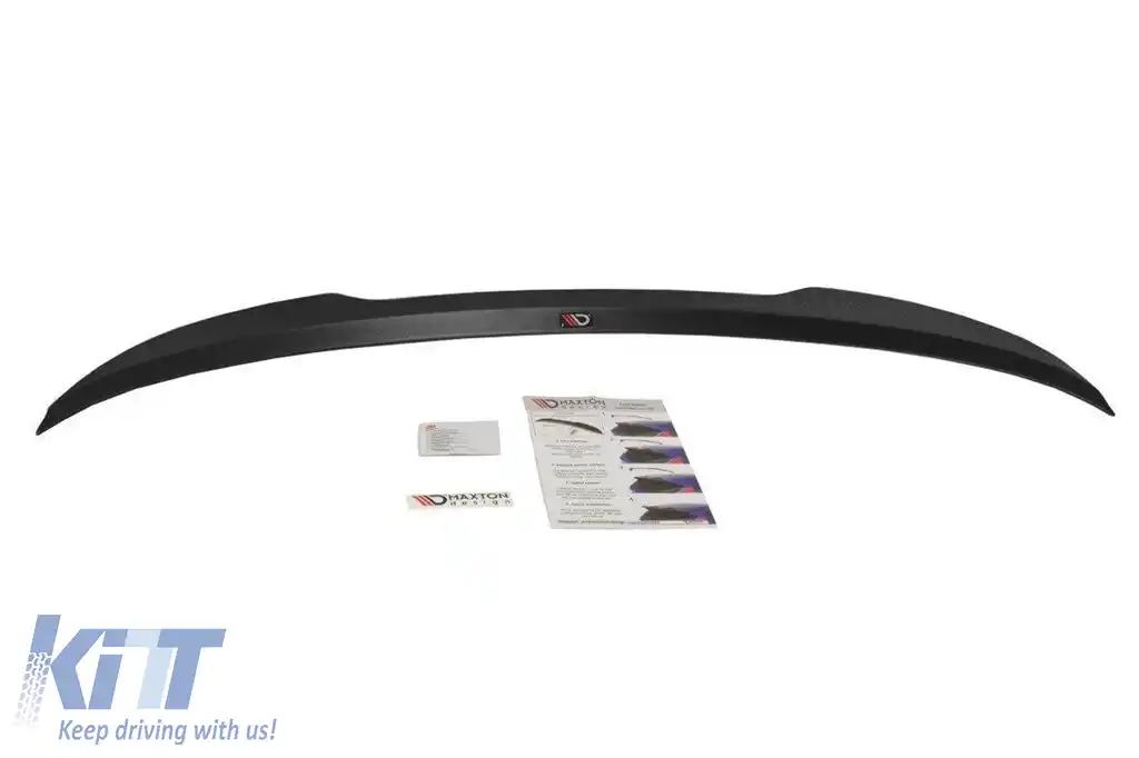 Spoiler Maxton Design potrivit pentru portbagaj pentru BMW Seria 5 G30 după 2017, lac negru