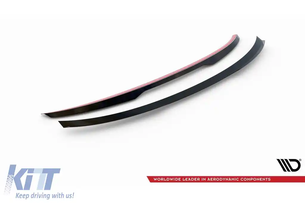 Spoiler Maxton Design potrivit pentru portbagajul BMW i4 G26 cu pachet M după 2021, lac negru-image-6143949