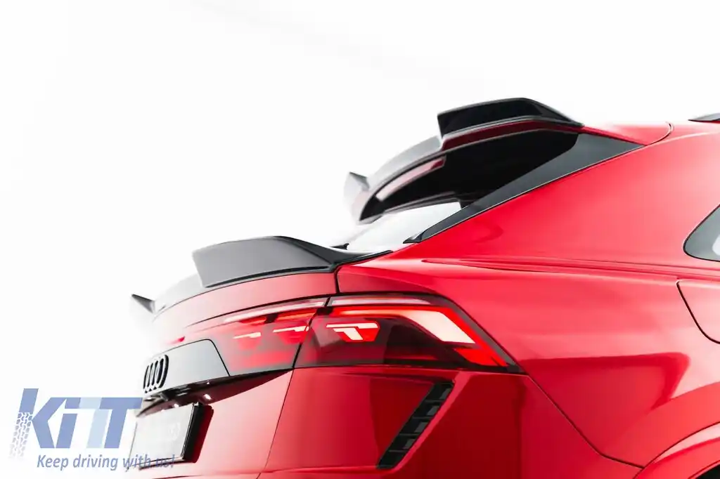 Spoiler Maxton Design potrivit pentru portbagajul Audi RSQ8 după 2023, lac negru-image-6235820