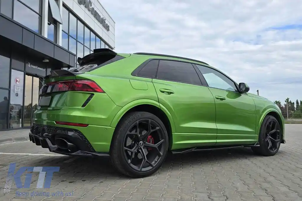Spoiler Maxton Design potrivit pentru portbagajul Audi RSQ8 după 2023, lac negru-image-6235827