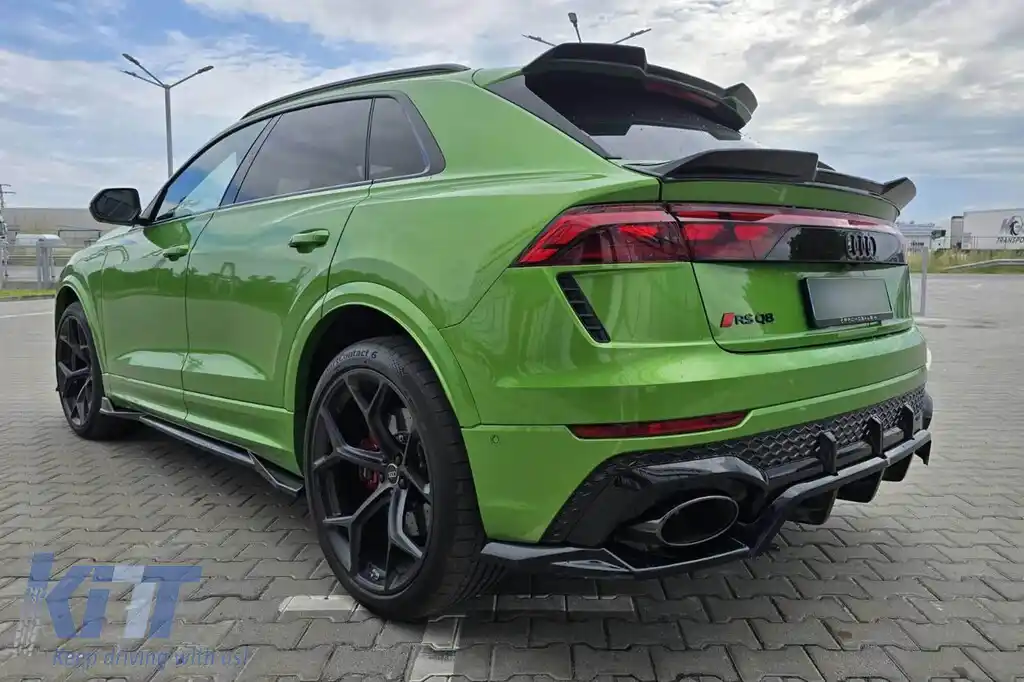 Spoiler Maxton Design potrivit pentru portbagajul Audi RSQ8 după 2023, lac negru-image-6235829